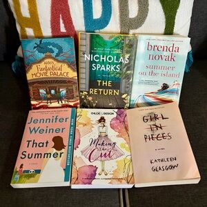 Teen Girl Fiction Book Lot; College Girl Book Bundle: Bestseller Authors & books